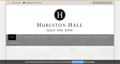 Desktop Screenshot of hurlstonhall.co.uk