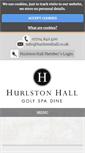Mobile Screenshot of hurlstonhall.co.uk