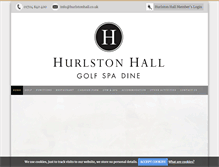 Tablet Screenshot of hurlstonhall.co.uk